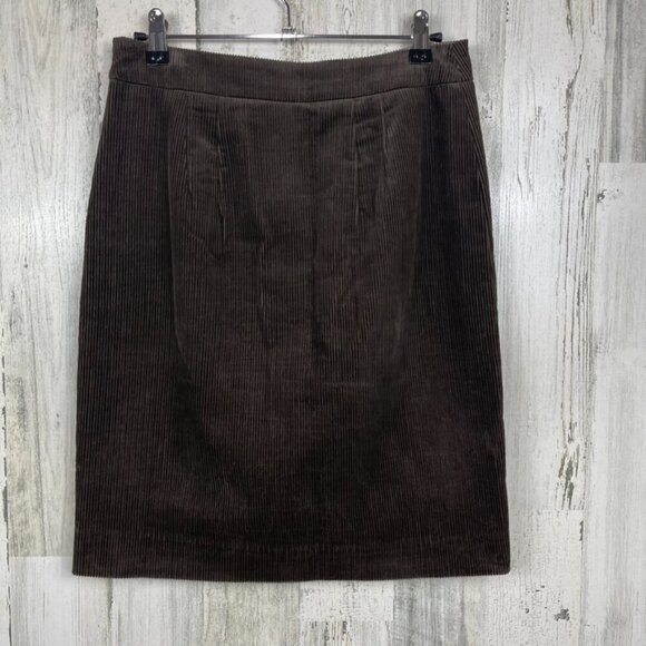 Maeve Anthropologie corduroy mini skirt plaid wool panel brown 2 academia preppy - Picture 7 of 8